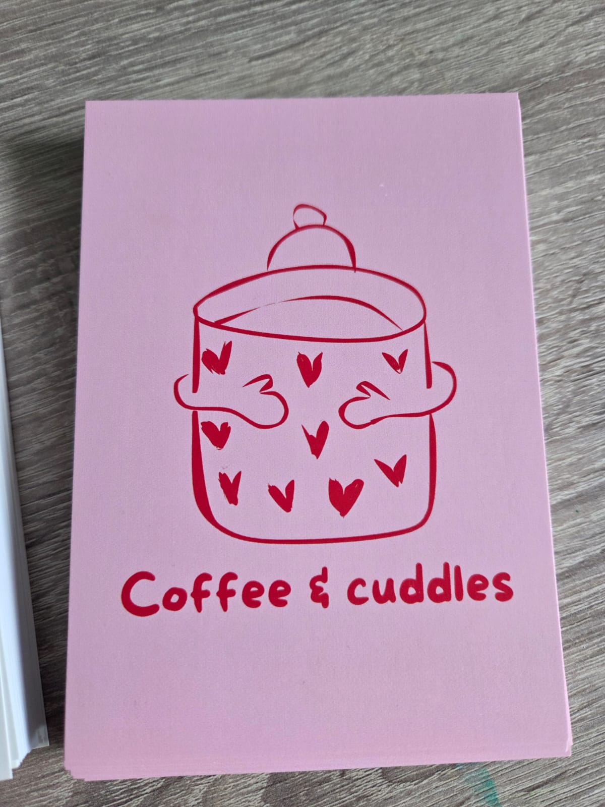 Kaart - Coffee & cuddles