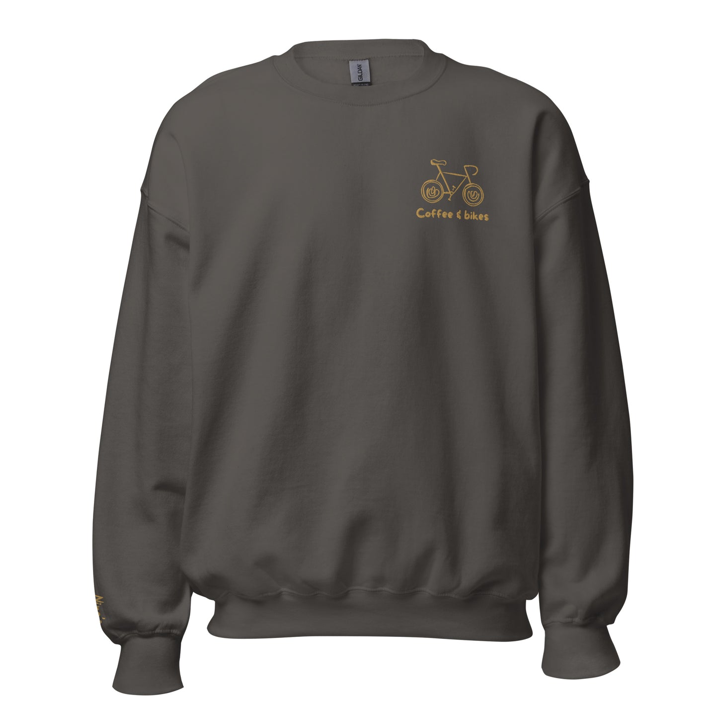 Coffee & bikes - Crew neck sweater, size XL