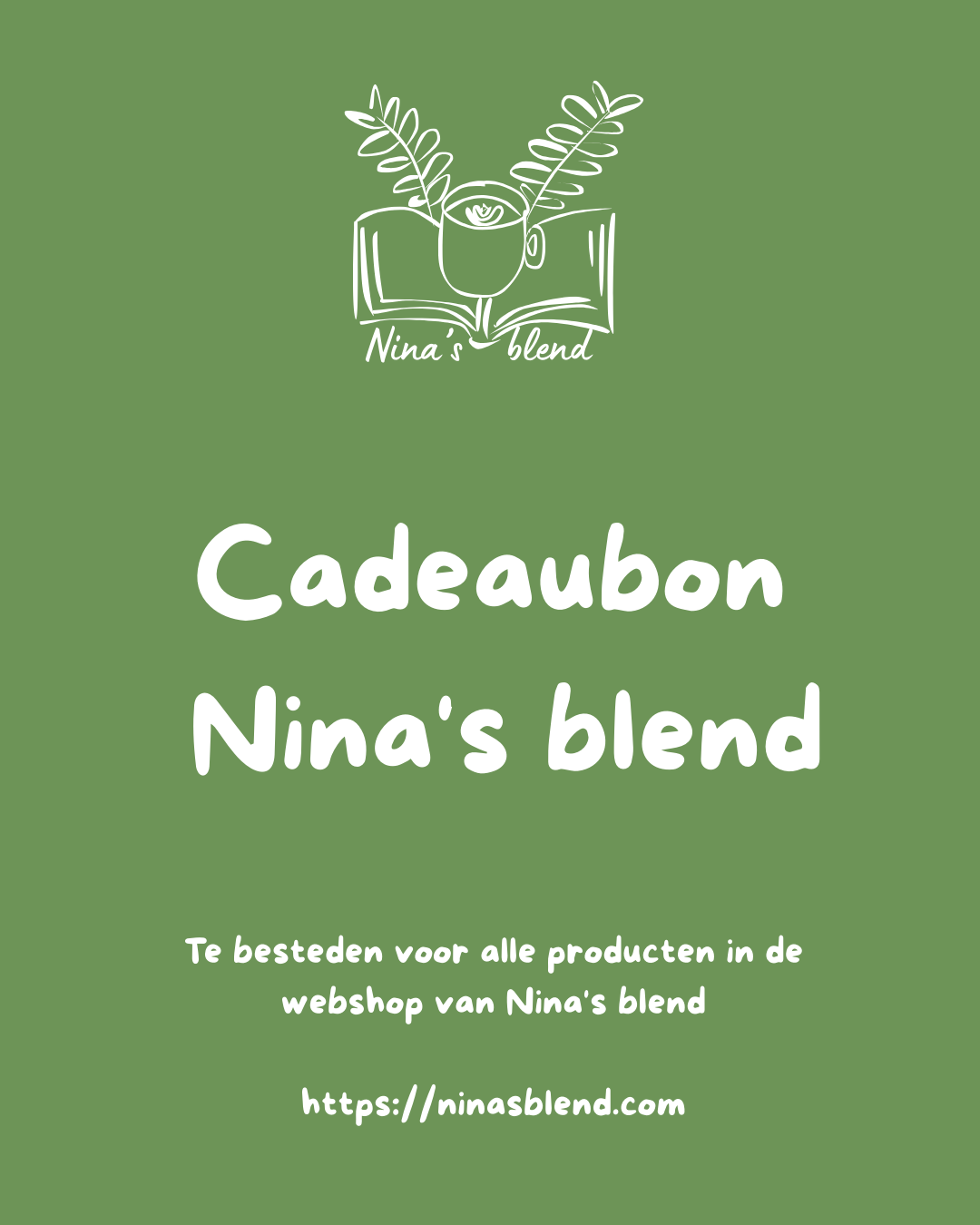 Nina's blend cadeaubon