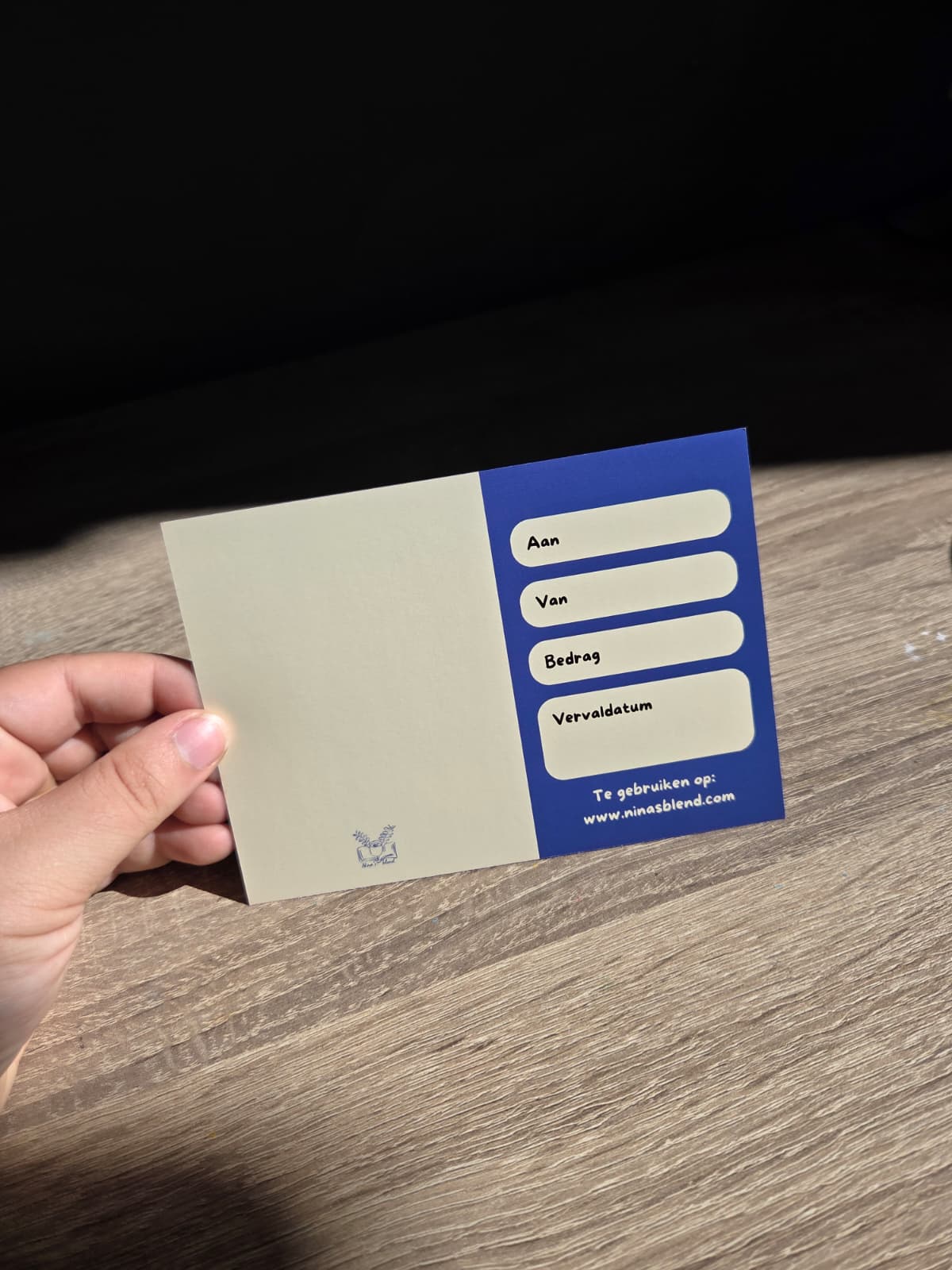 Gift voucher box