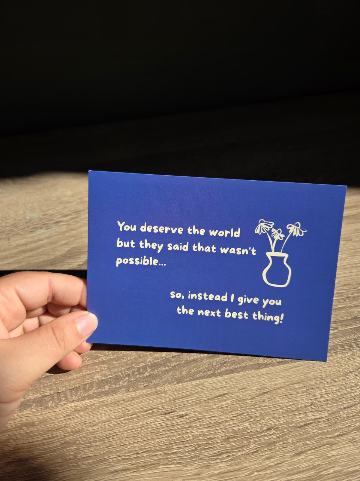 Gift voucher box
