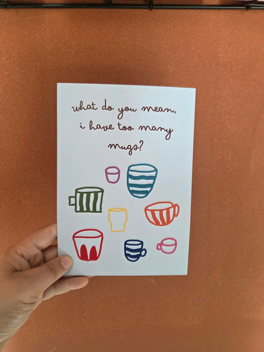Mug collection - A5 print
