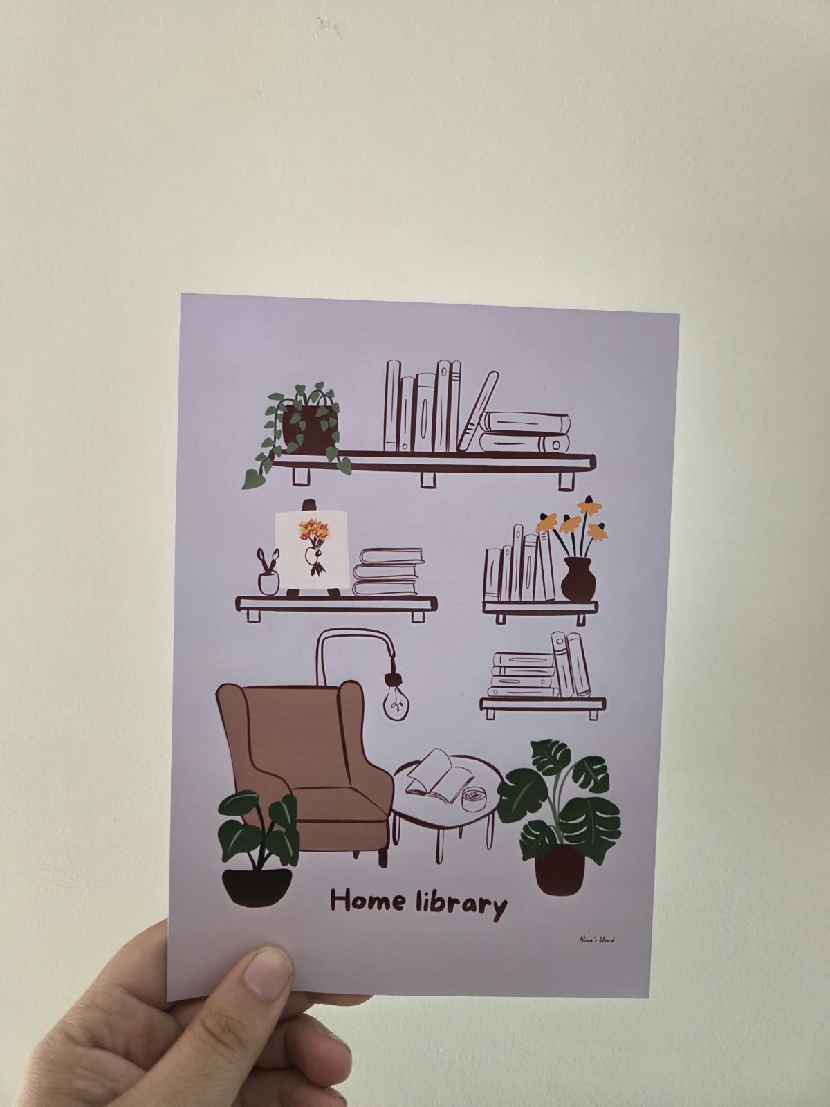 Home library - A5 print