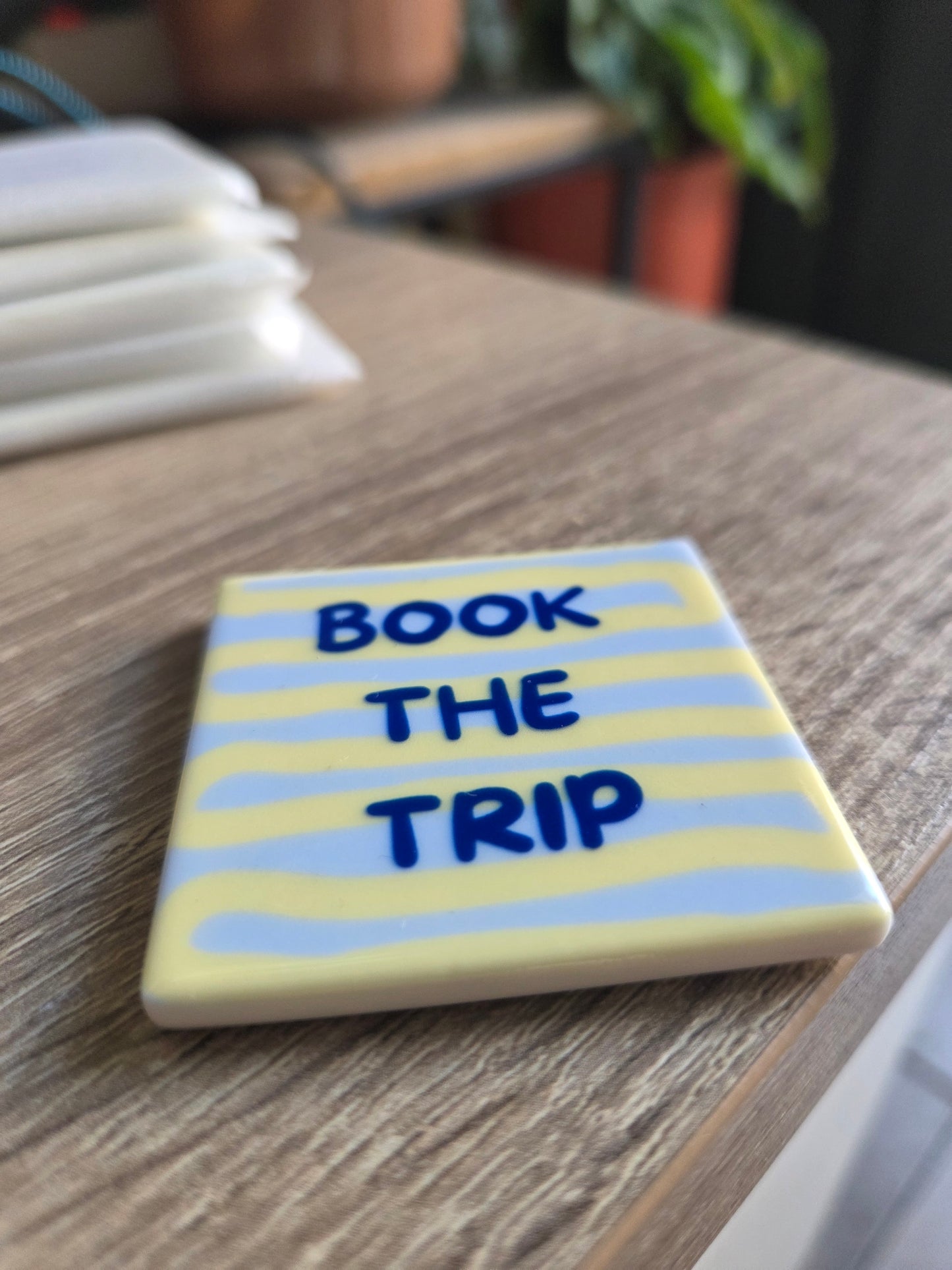 Tegelmagneetje - Book the trip