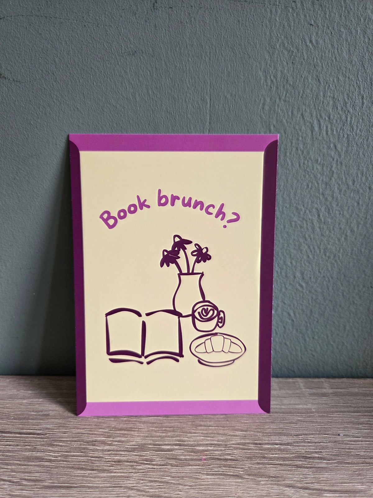Book brunch - menu