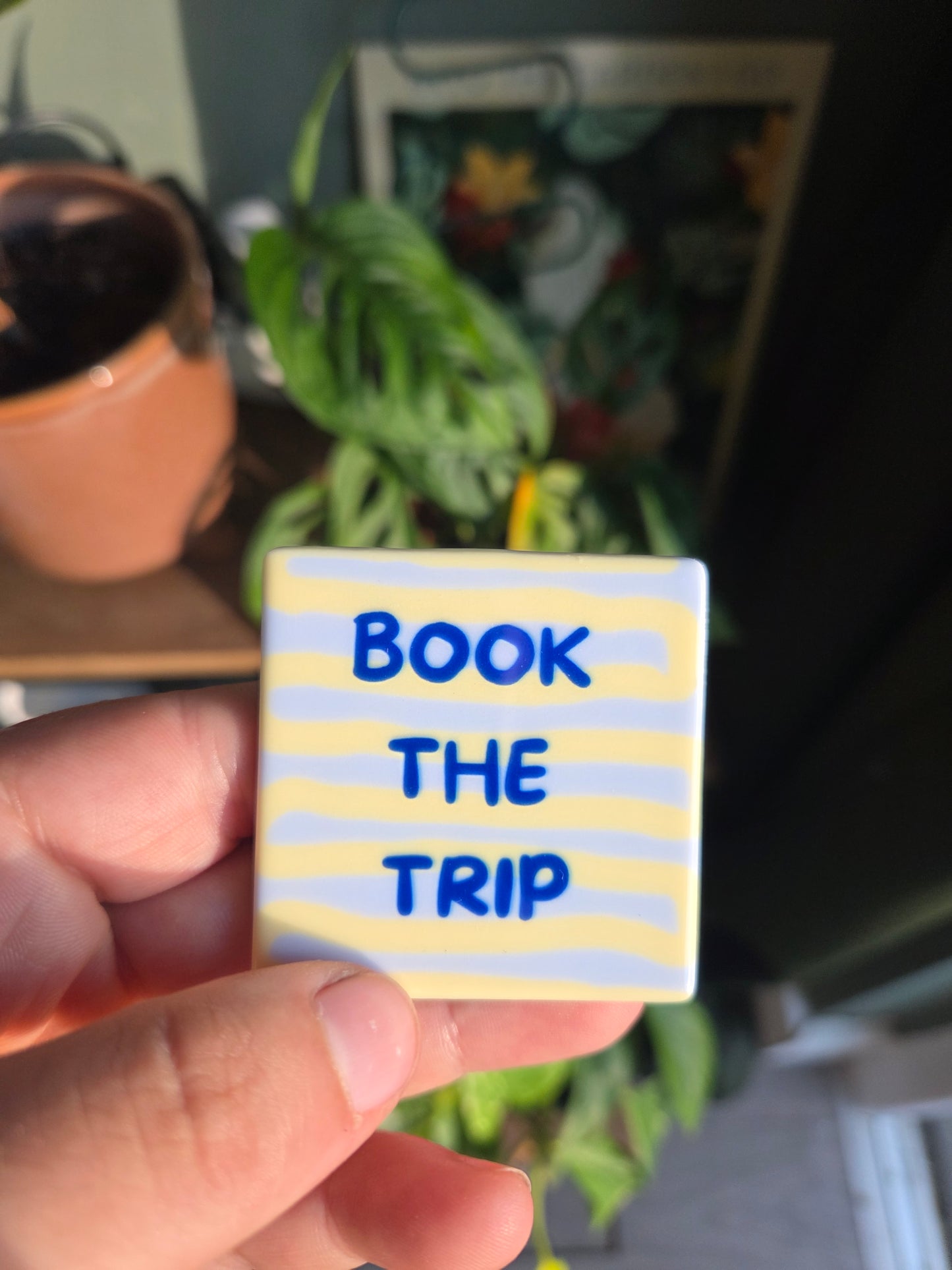 Tegelmagneetje - Book the trip