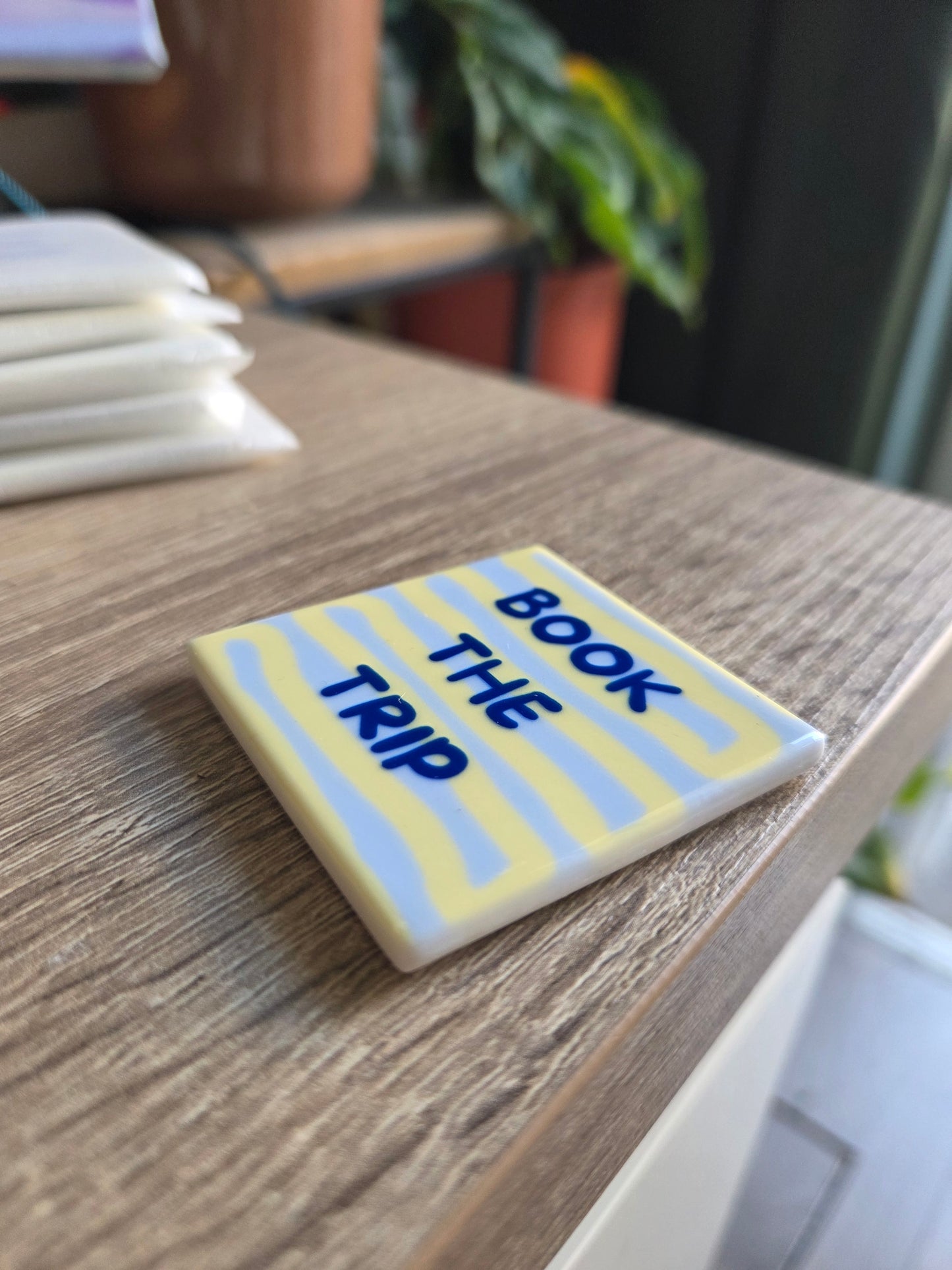 Tegelmagneetje - Book the trip