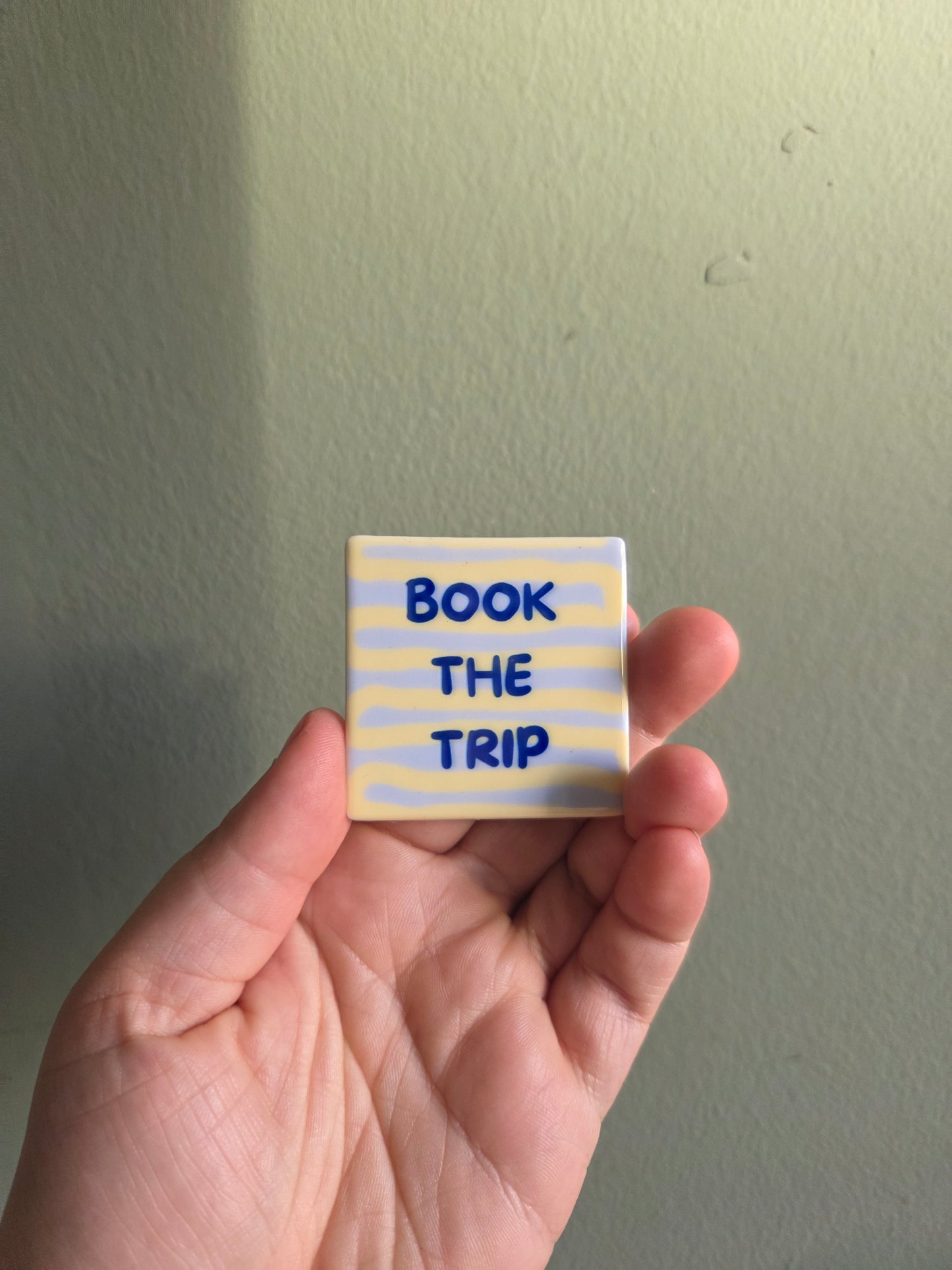 Tegelmagneetje - Book the trip