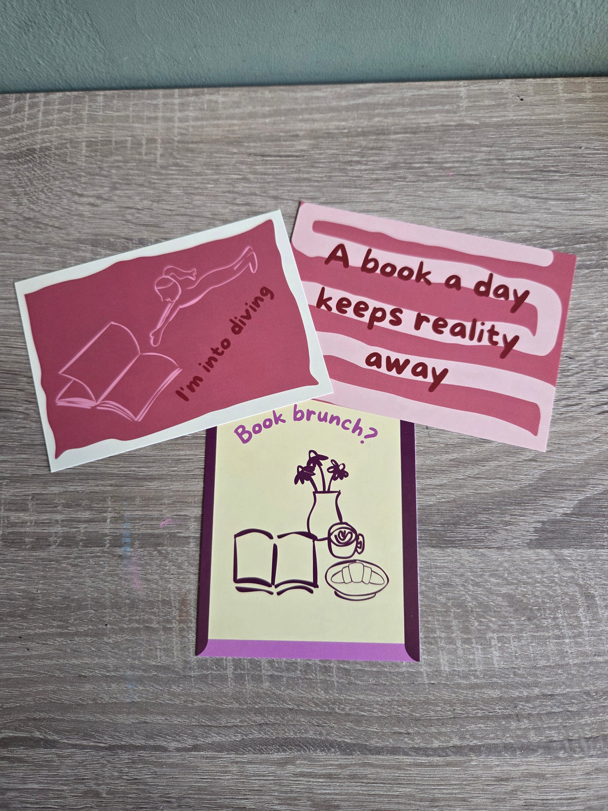 Kaartenbundel - Book lovers