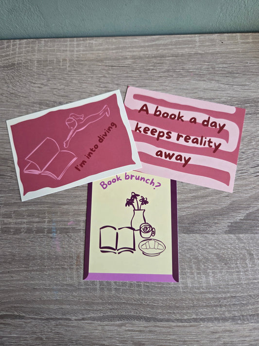 Kaartenbundel - Book lovers