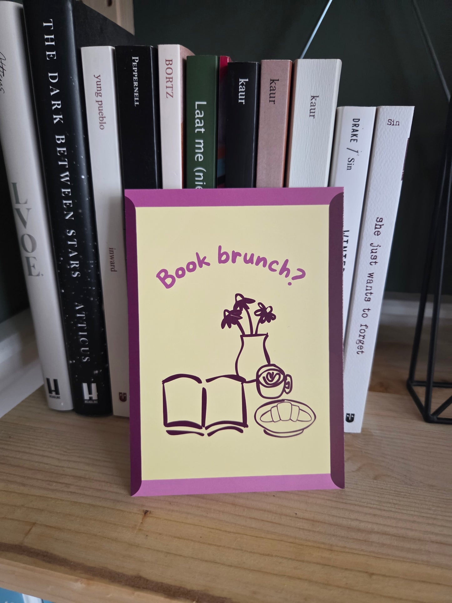 Book brunch - menu