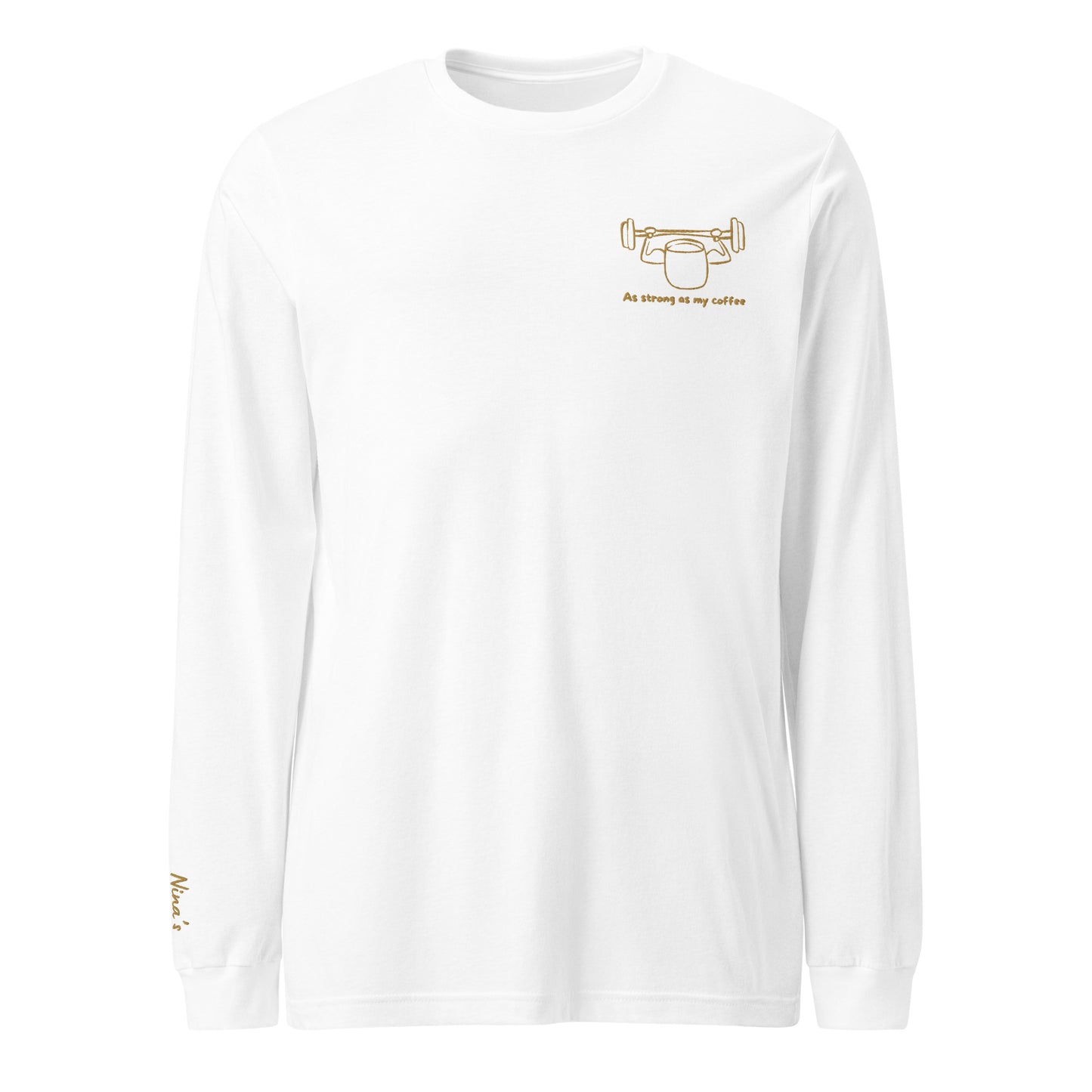 Strong coffee - Longsleeve t-shirt (size XL)